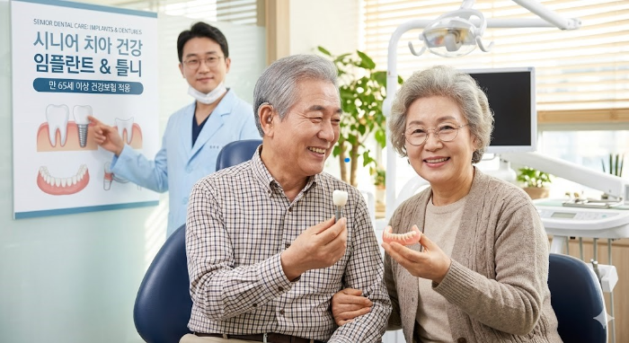 65세 이상 치과 임플란트&middot;틀니 건강보험 혜택