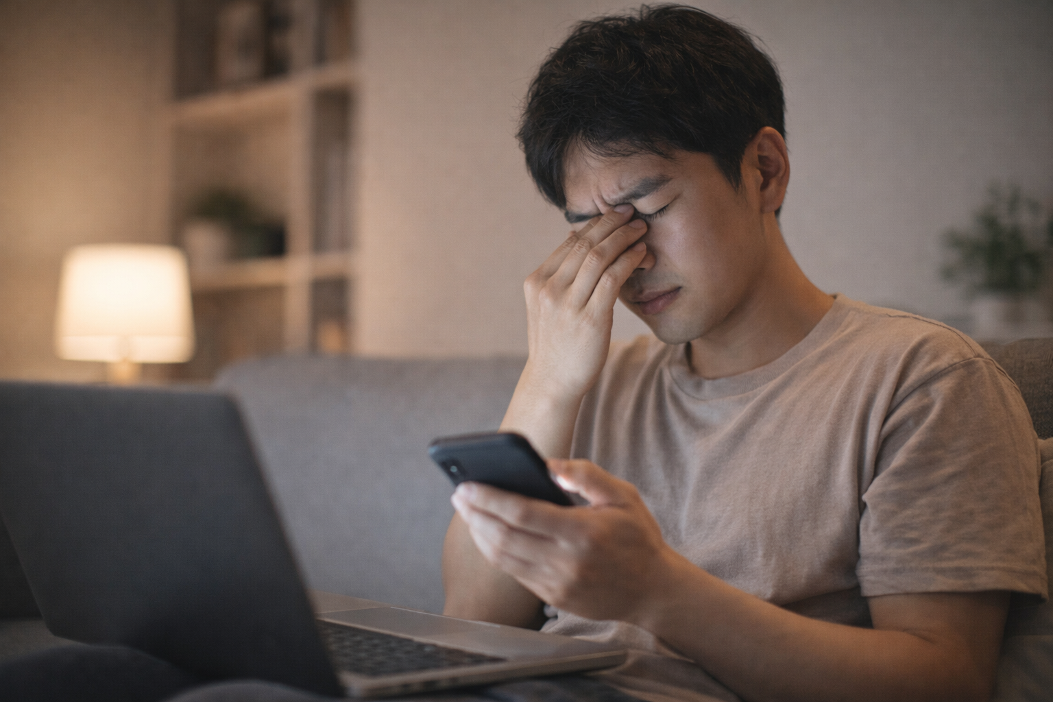 물체가 두개로 보이는 현상