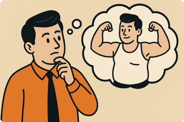 현실을 왜곡하는 남성 이미지