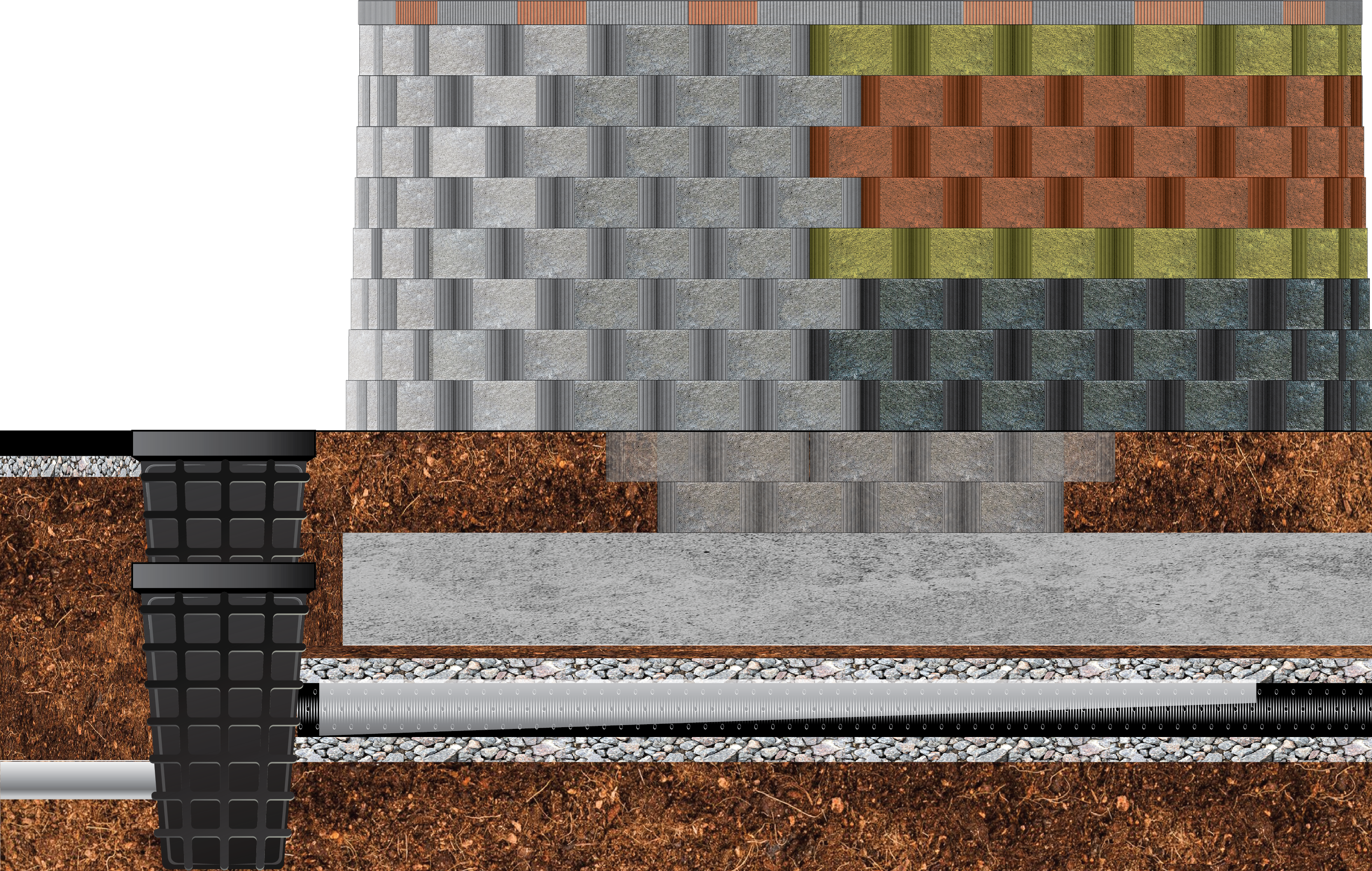 보강토 축적 최종 AI영상소스 기초 일러스트