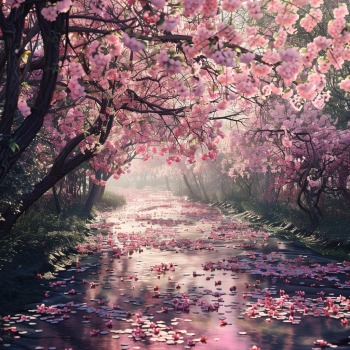 2024 양재천 벚꽃 등축제 경치 9