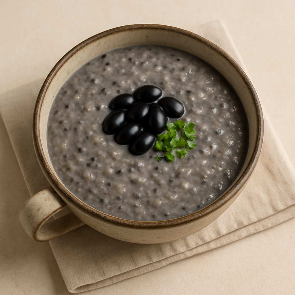 갱년기 증상을 완화시키는 검은콩 죽