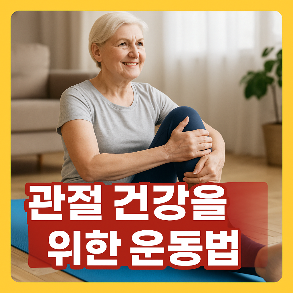 관절 건강을 위한 운동법