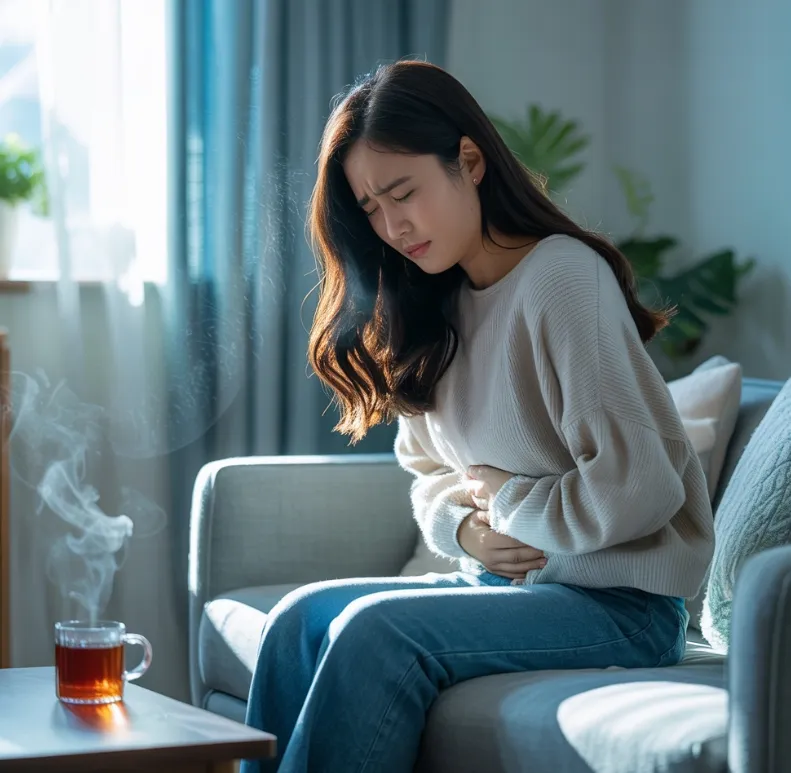 생리통 심할때 이미지