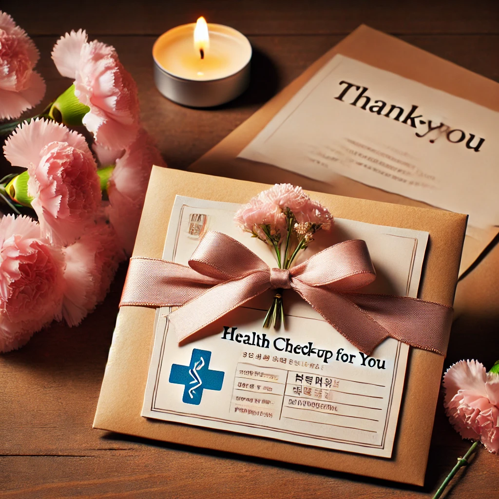 건강검진 쿠폰 포장 이미지