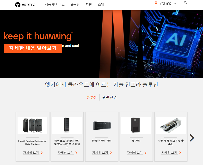 버티브홀딩스(VRT) 데이터센터 관련주 액침냉각 점유율 1위 주가 전망1