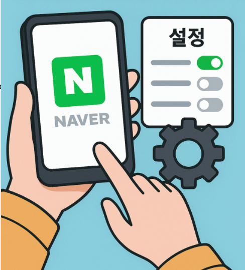 네이버 앱 설정 방법