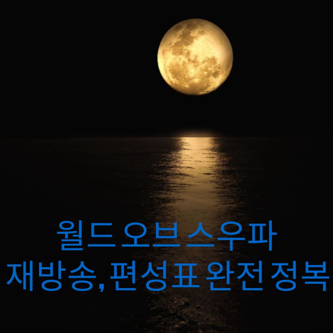 월드-오브-스우파-재방송-편성표-완전-정복-썸네일