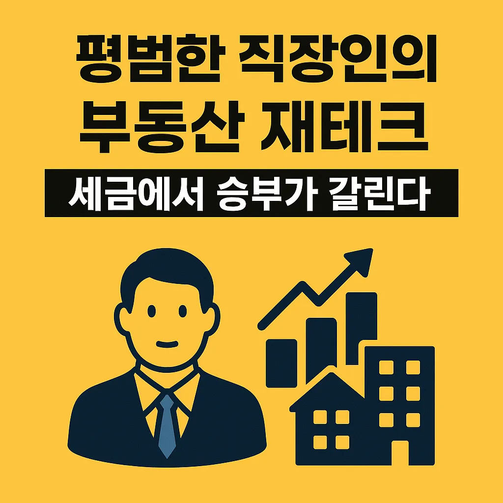 평범한 직장인의 부동산 재테크, 세금에서 승부가 갈린다