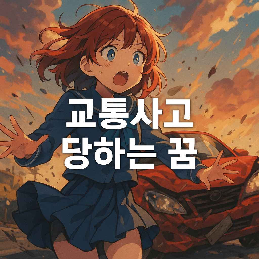 교통사고 당하는 꿈 해몽