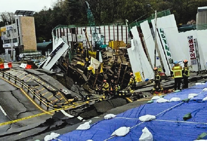 신안산선 붕괴 사고 전개