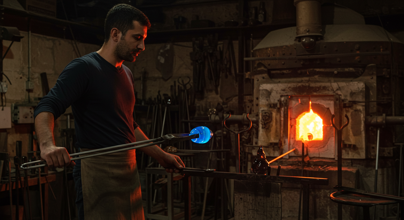 나자르 유리공예 장인