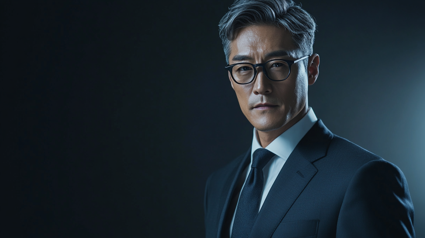 50대 남성의 안경 추천에 대한 이미지