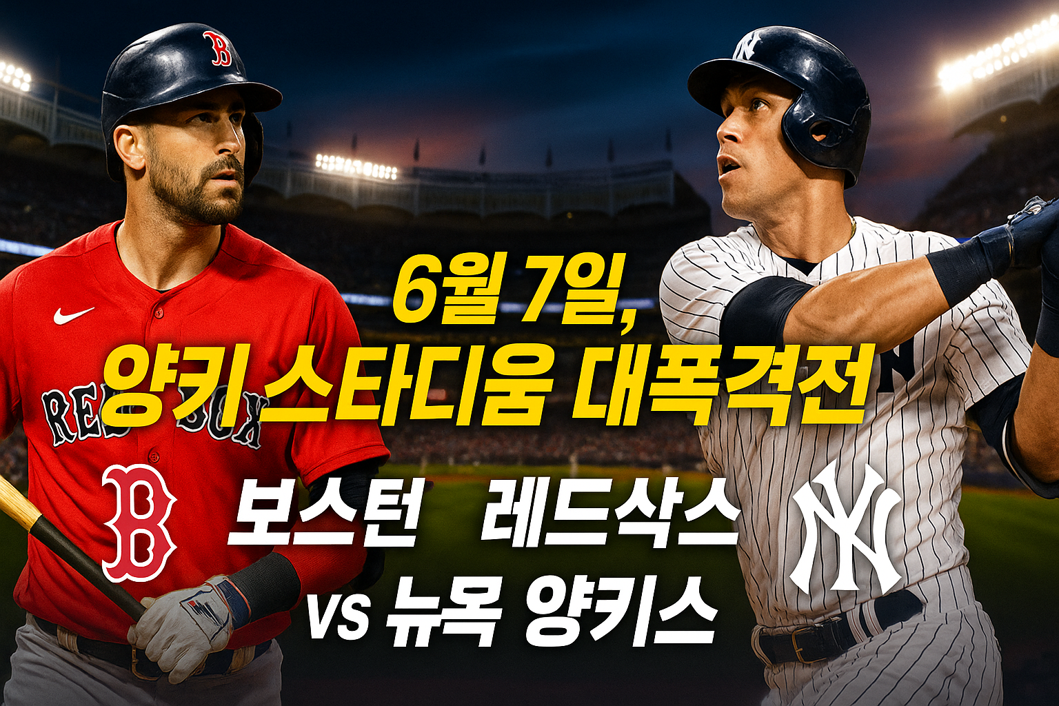 보스턴 레드삭스 vs 뉴욕 양키스