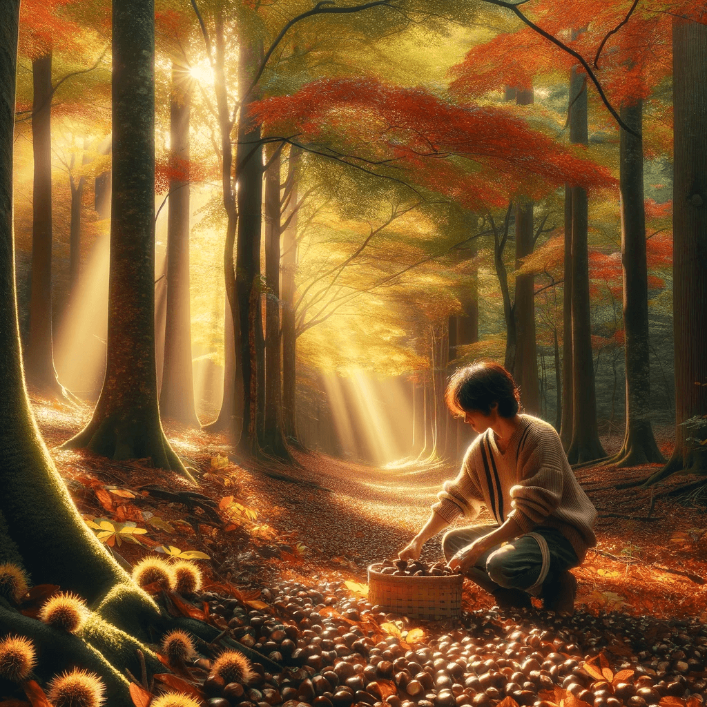 밤 줍는 꿈 해몽 해석