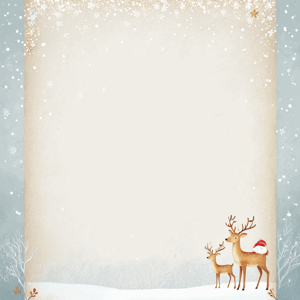 크리스마스 편지지 프린트해서 쓰세요