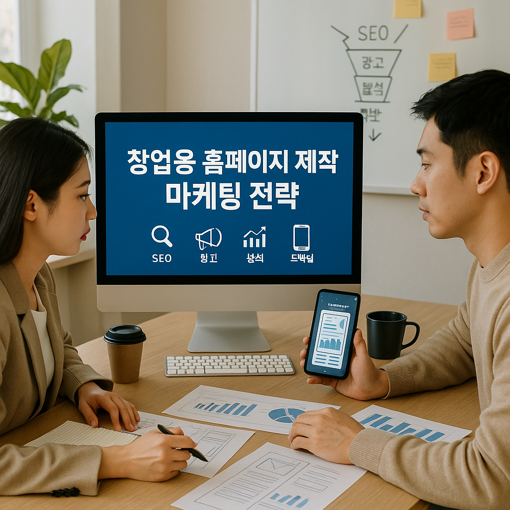 창업용 홈페이지 제작 마케팅 전략