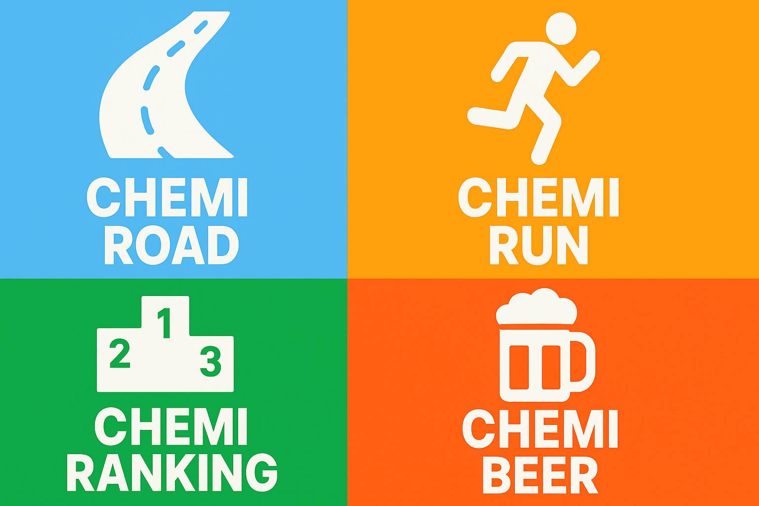CHEMI STREET PUP-UP 2025 프로그램 - CHEMI ROAD, CHEMI RUN, CHEMI RANKING, CHEMI BEER