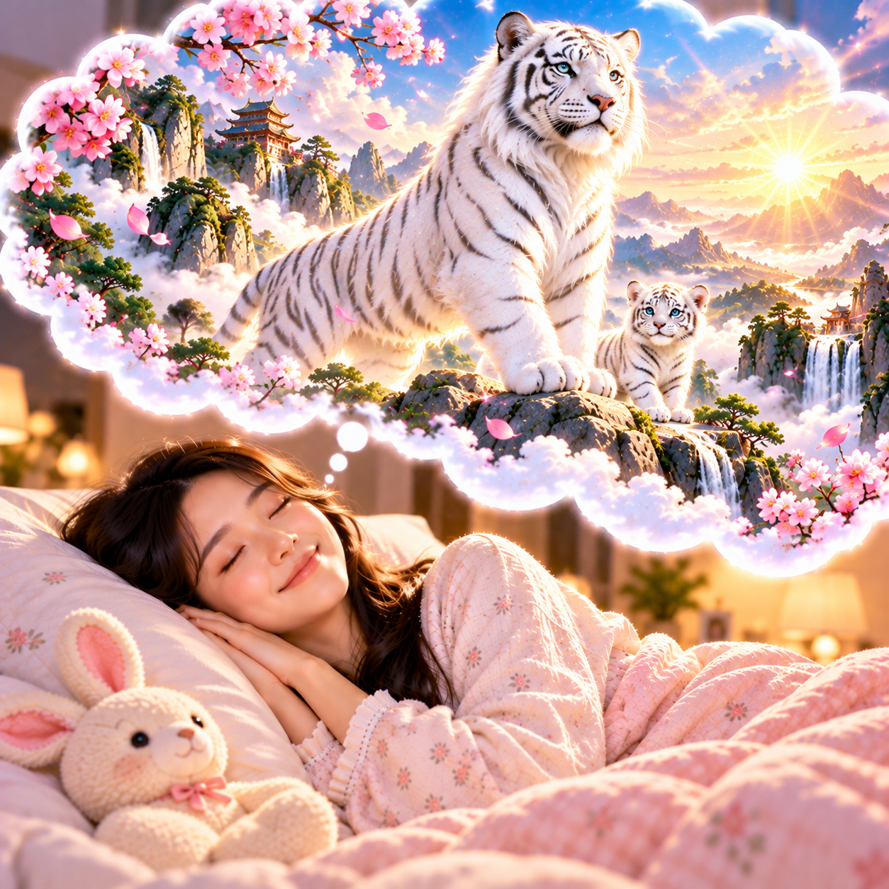 흰 호랑이 태몽