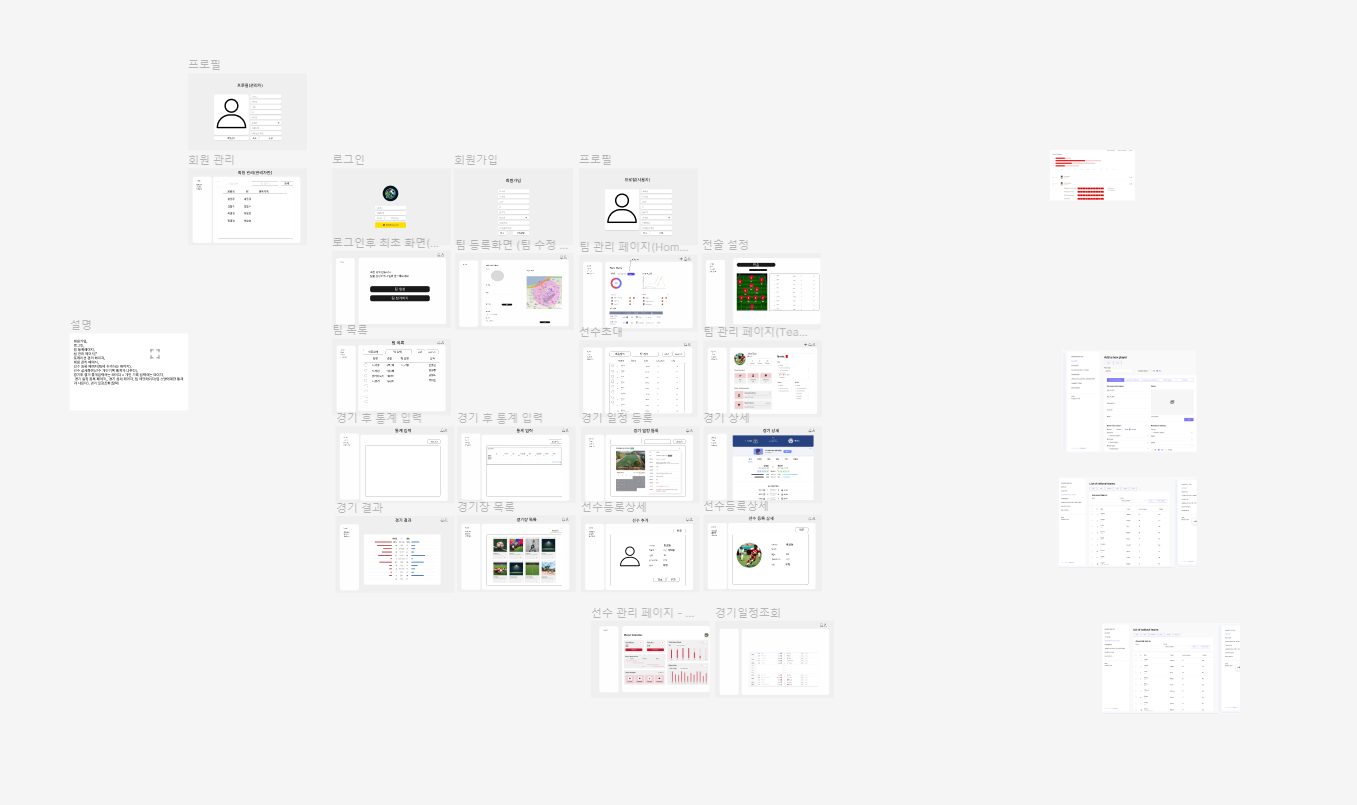 아직도 작성중인 와이어프레임