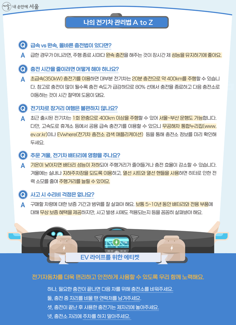 전기 자동차 관리방법