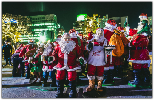 후쿠오카 크리스마스 마켓 위치 일루미네이션 시간