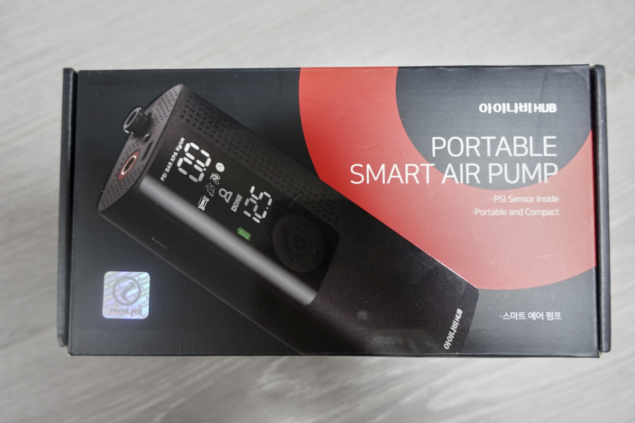 아이나비 타이어 공기압 주입기 박스
