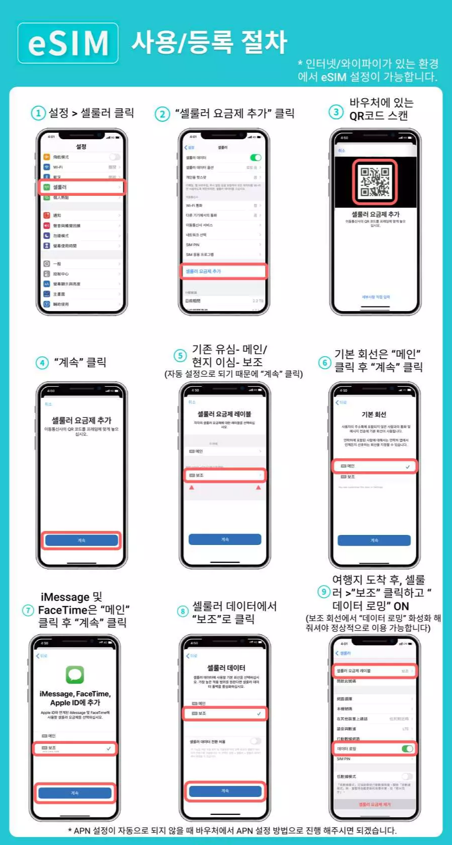 일본 이심 구매 및 사용법