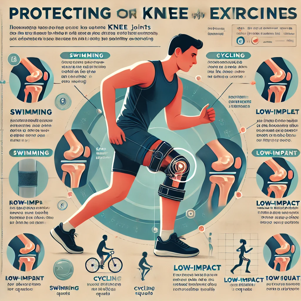 무릎 관절을 보호하는 방법 이미지