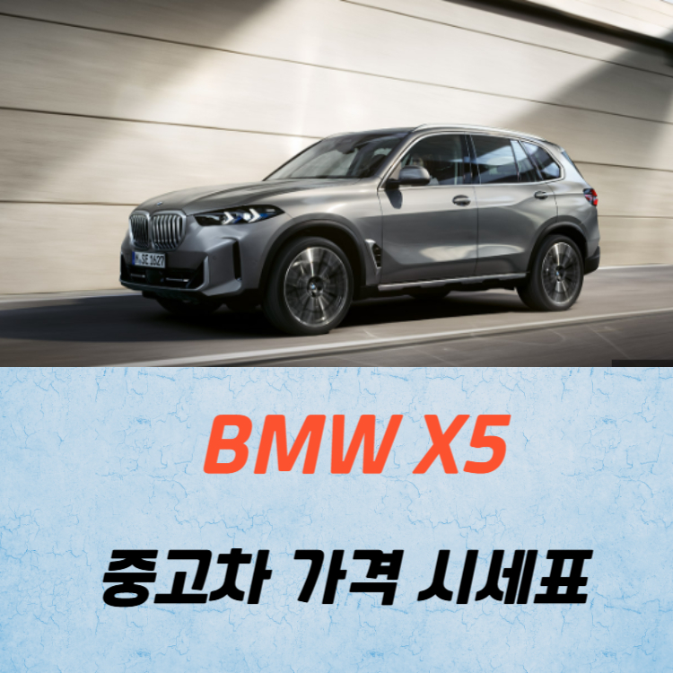 BMW X5 중고차 가격 시세표 고속 시내 연비
