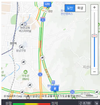 천안~청주 고속도로 구간
