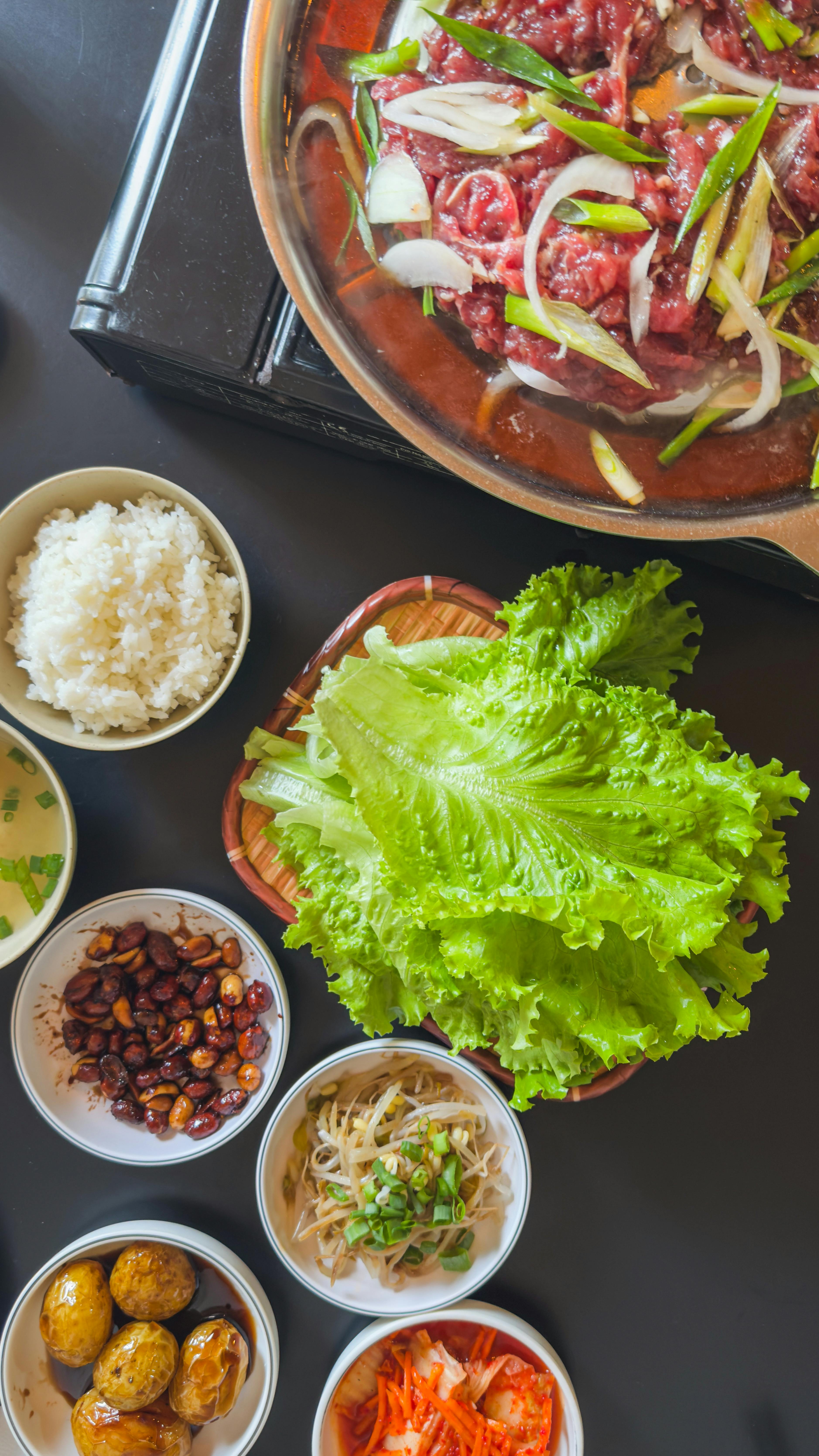 한국 식단으로 치매예방의 사진임