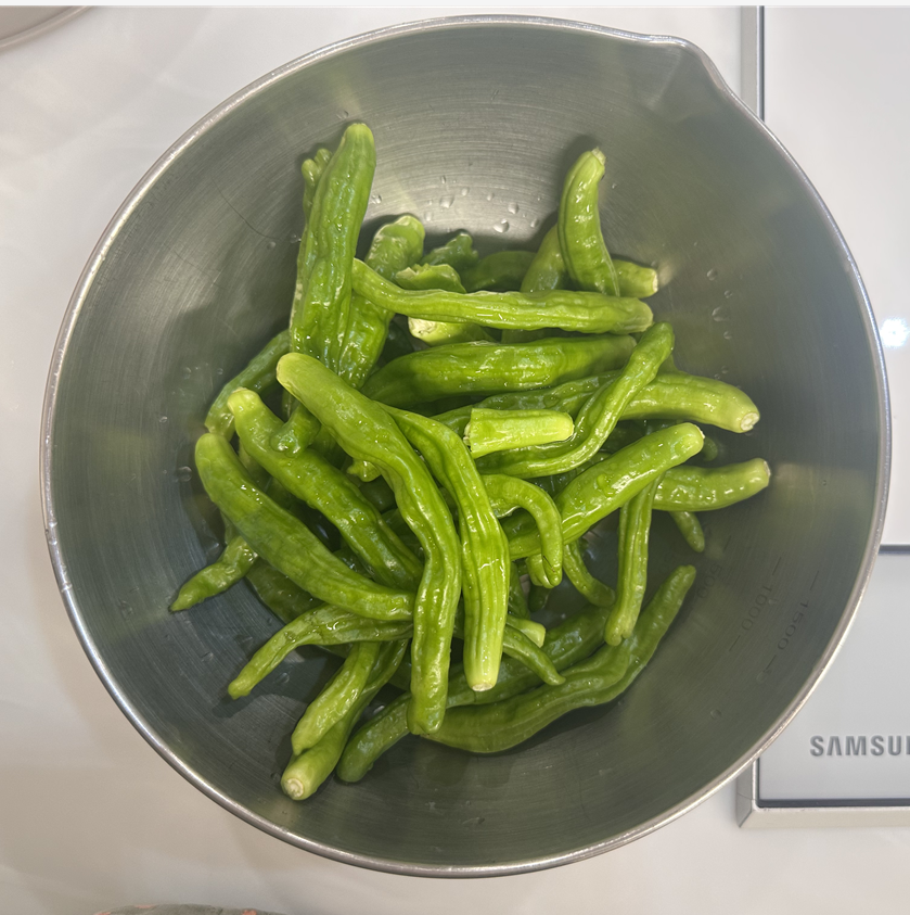 꽈리고추 손질