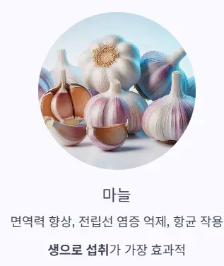 마늘 효능