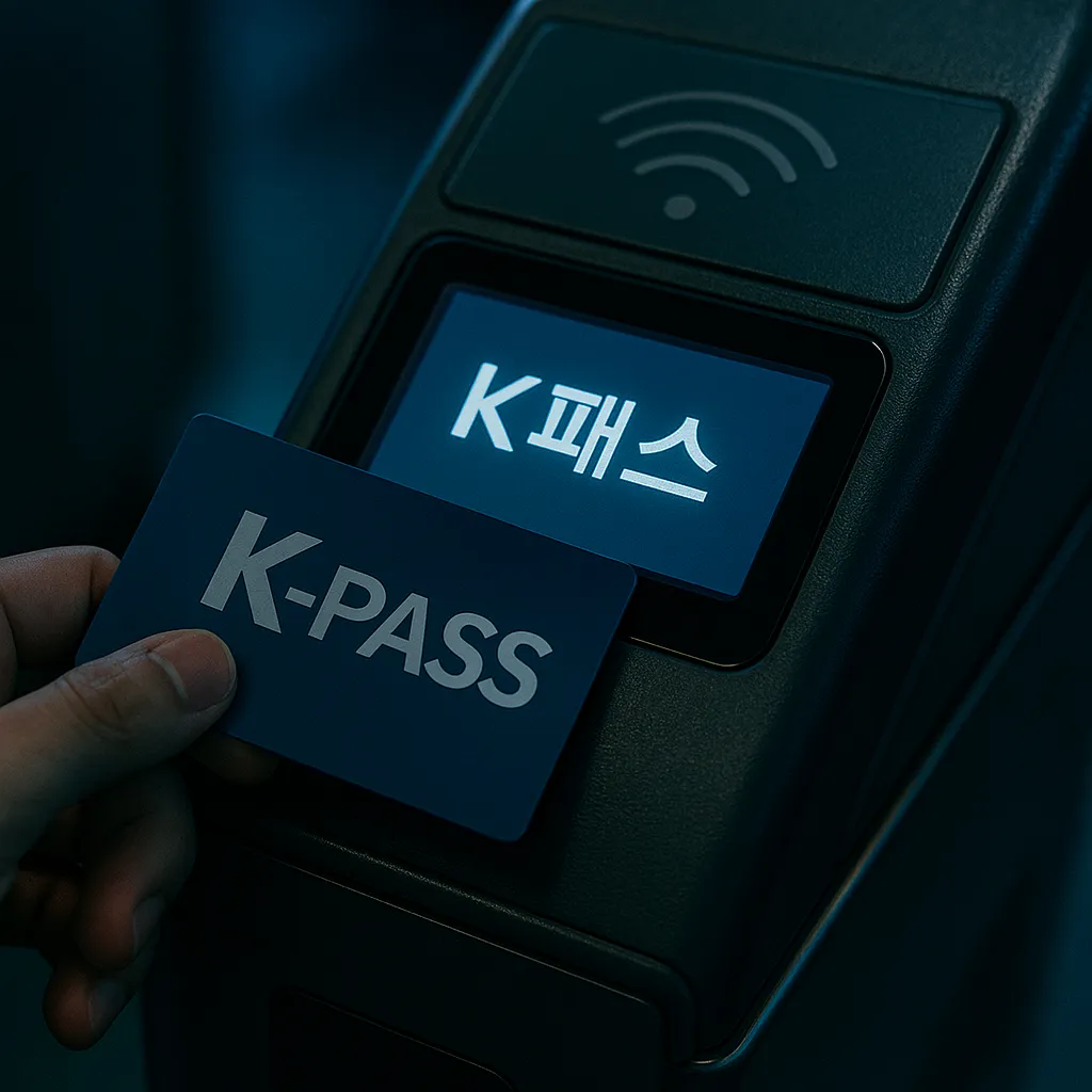 K패스 교통비 환급 카드 단말기