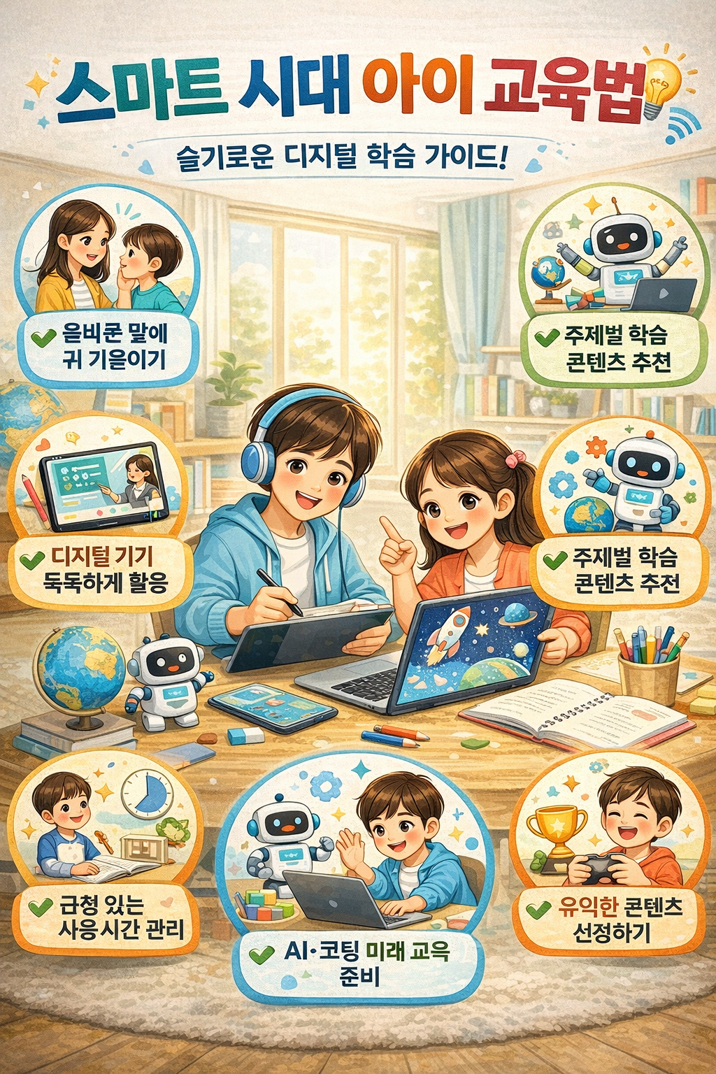 스마트 시대 아이 교육법 관련 사진