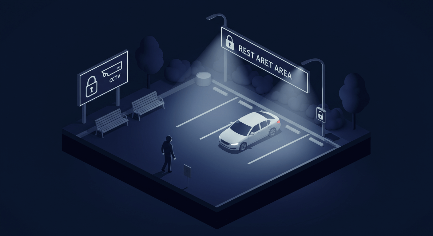 휴게소, 외진 곳에서 발생하는 접근형 범죄