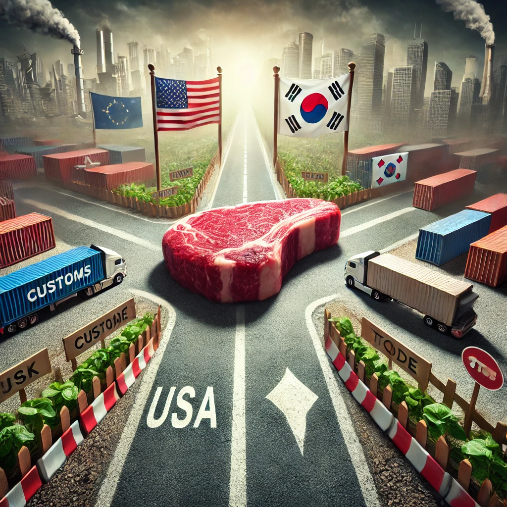 소고기 수입제한,무역정책