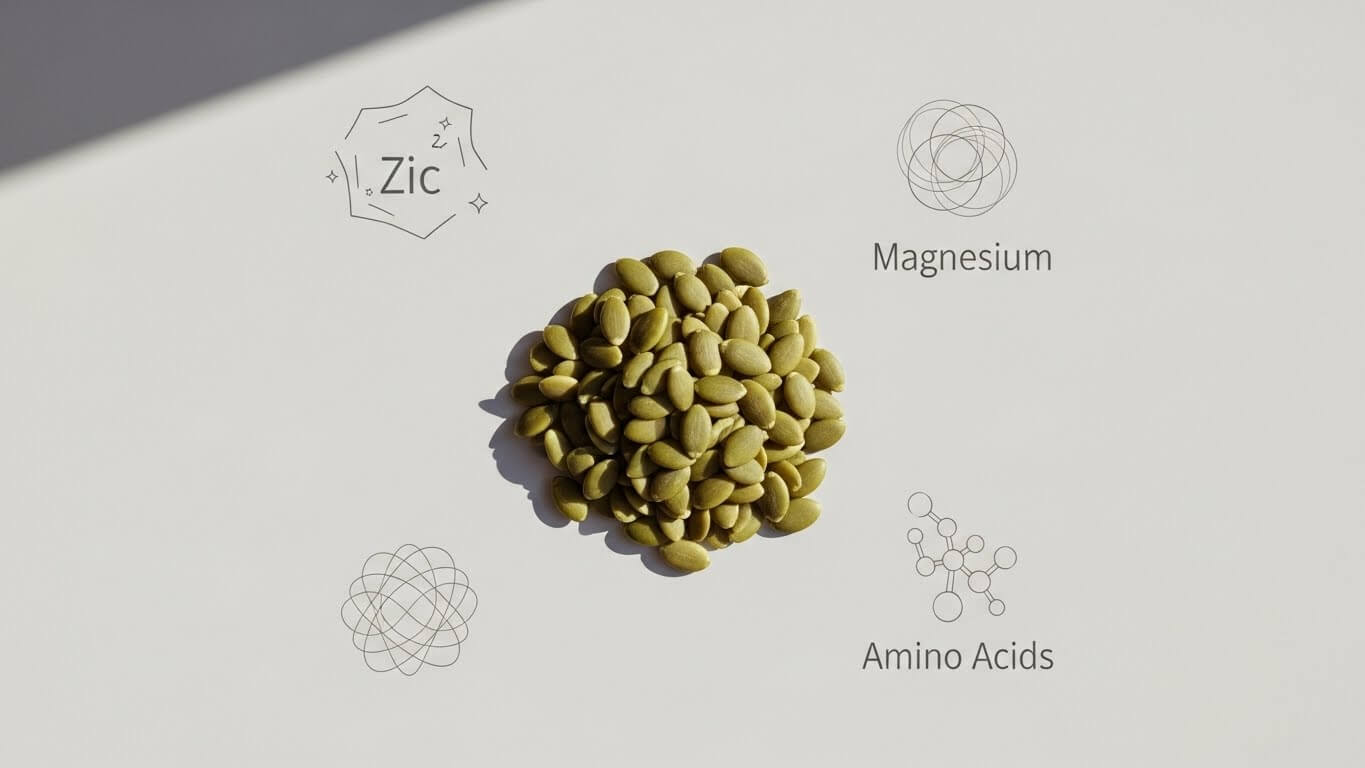 호박씨 영양소 총정리 (아연, 마그네슘, 트립토판)