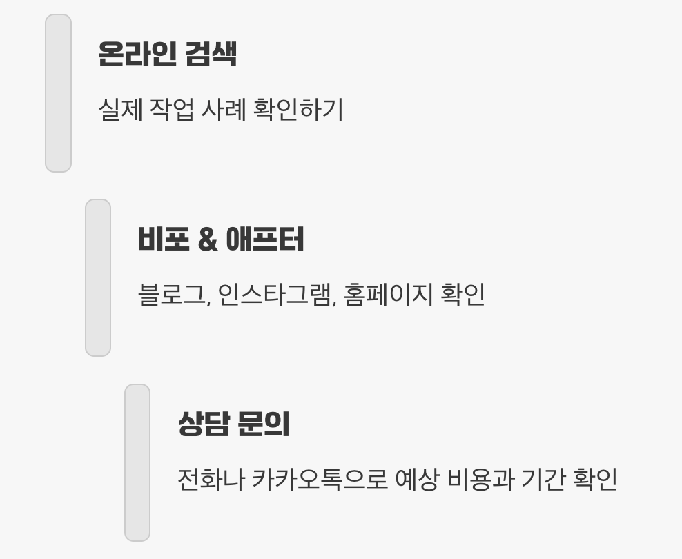 어디에 맡겨야 할까? (좋은 업체 찾는 법)