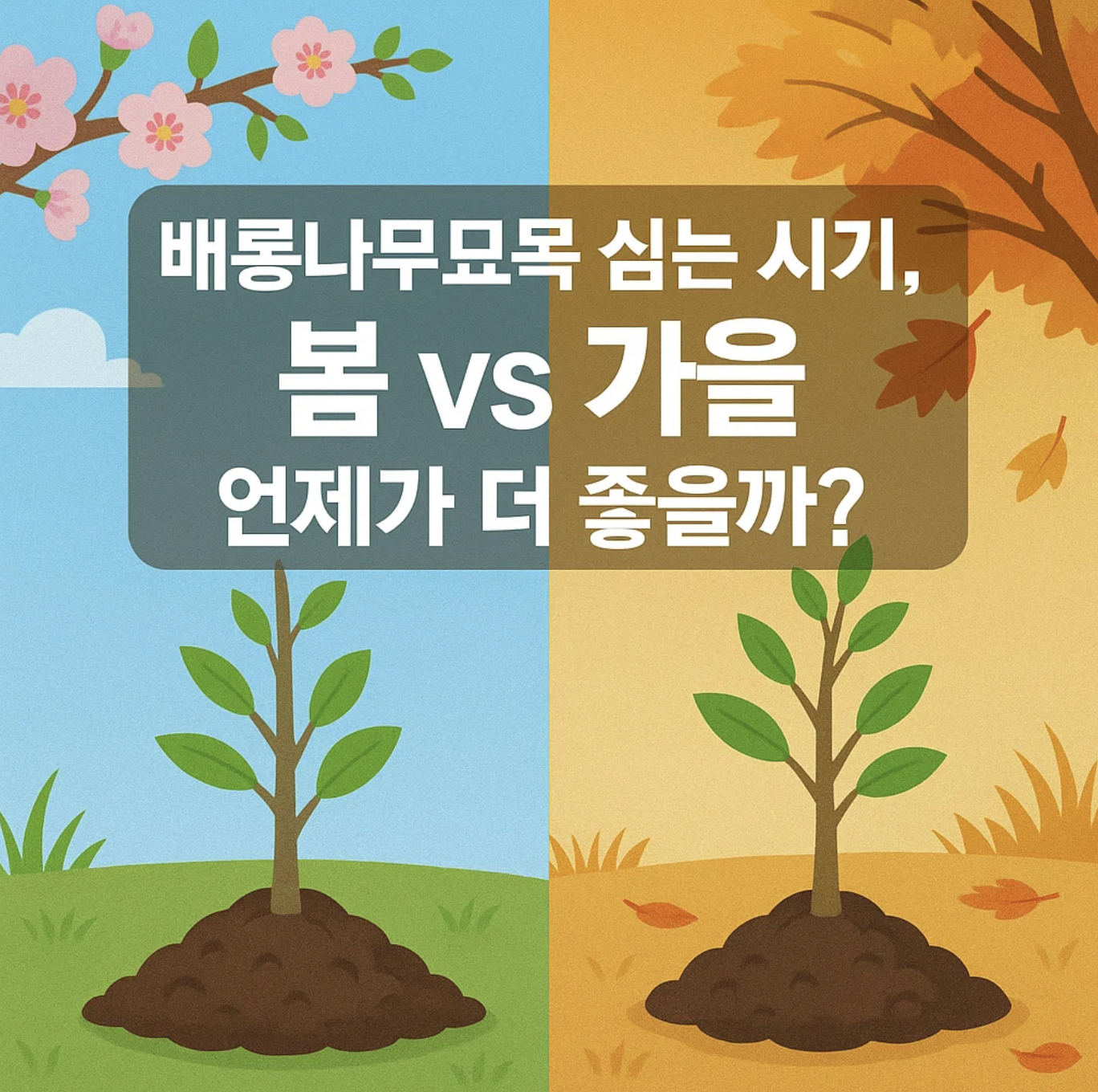 배롱나무묘목 심는 시기, 봄 vs 가을 언제가 더 좋을까?