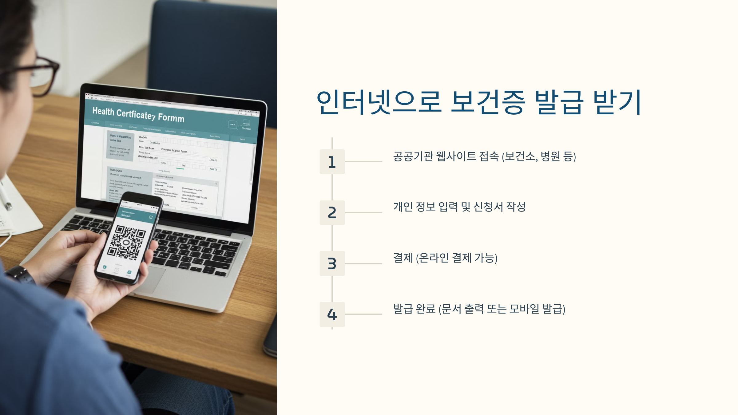 보건증 인터넷 발급 방법