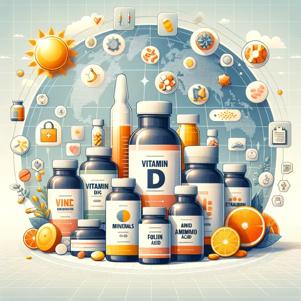 다양한 건강 보조 식품