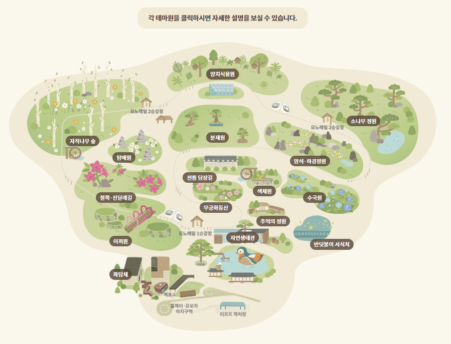 화담숲 모노레일 예약방법