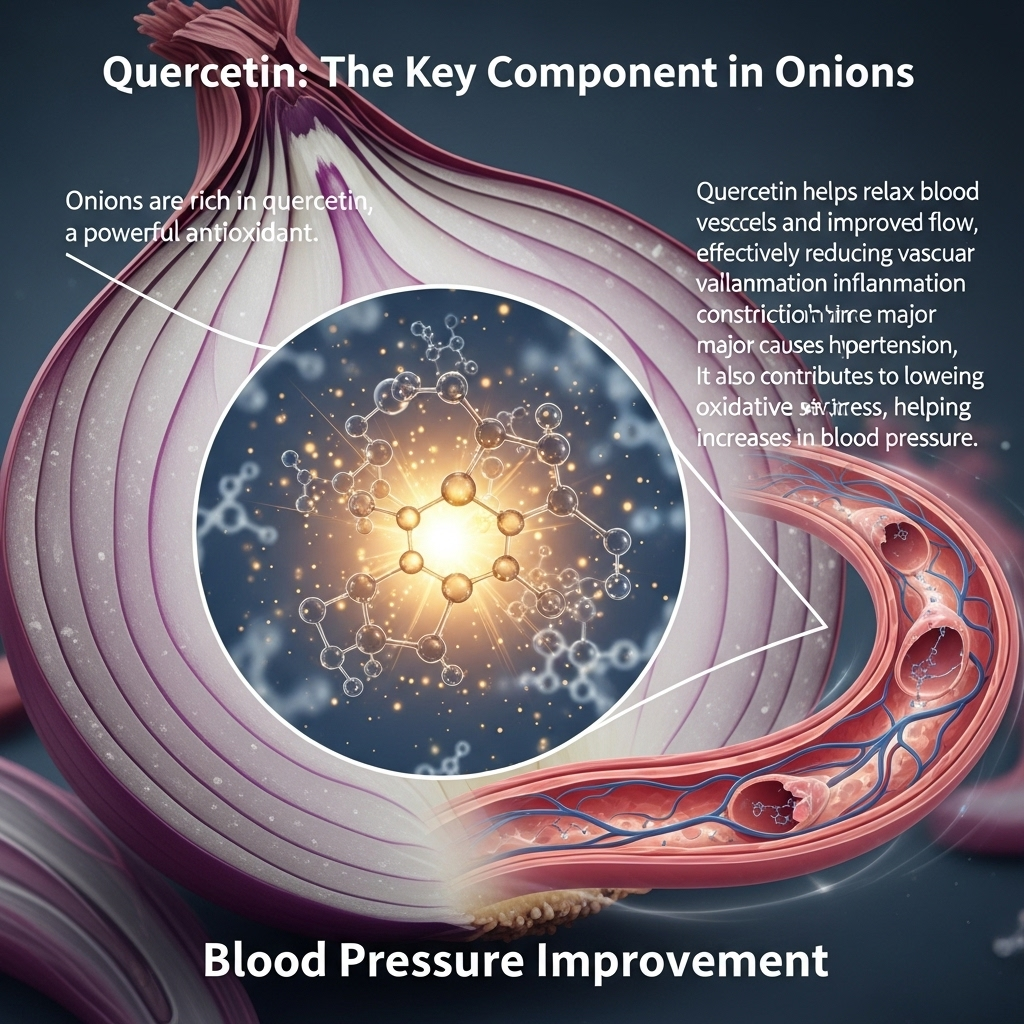 양파 속 혈압 개선 핵심 성분, 퀘르세틴