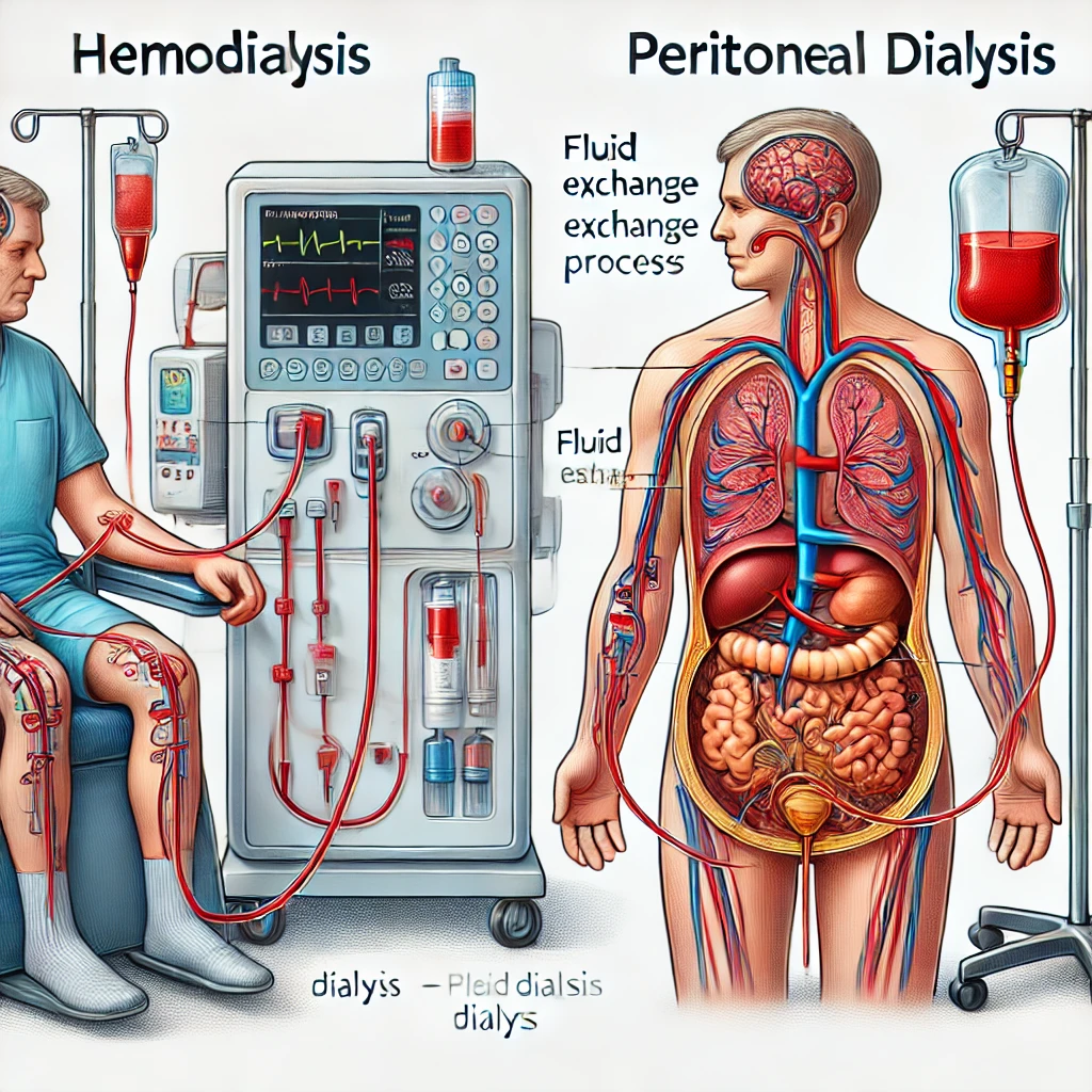 혈액투석하는 이미지