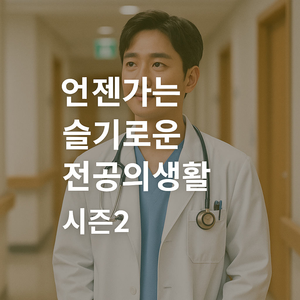 언젠가는, 슬기로운 전공의생활 시즌2?