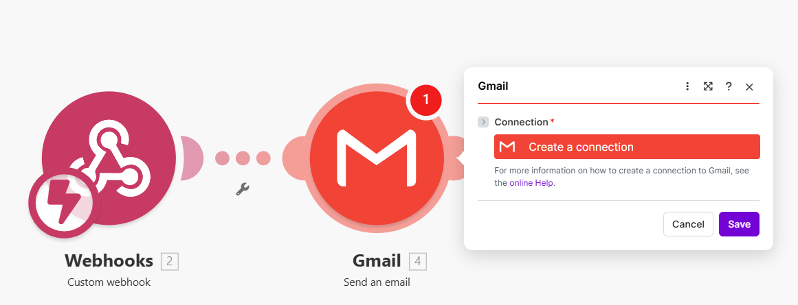 클릭 몇번으로 내 지메일을 연결하였다.
