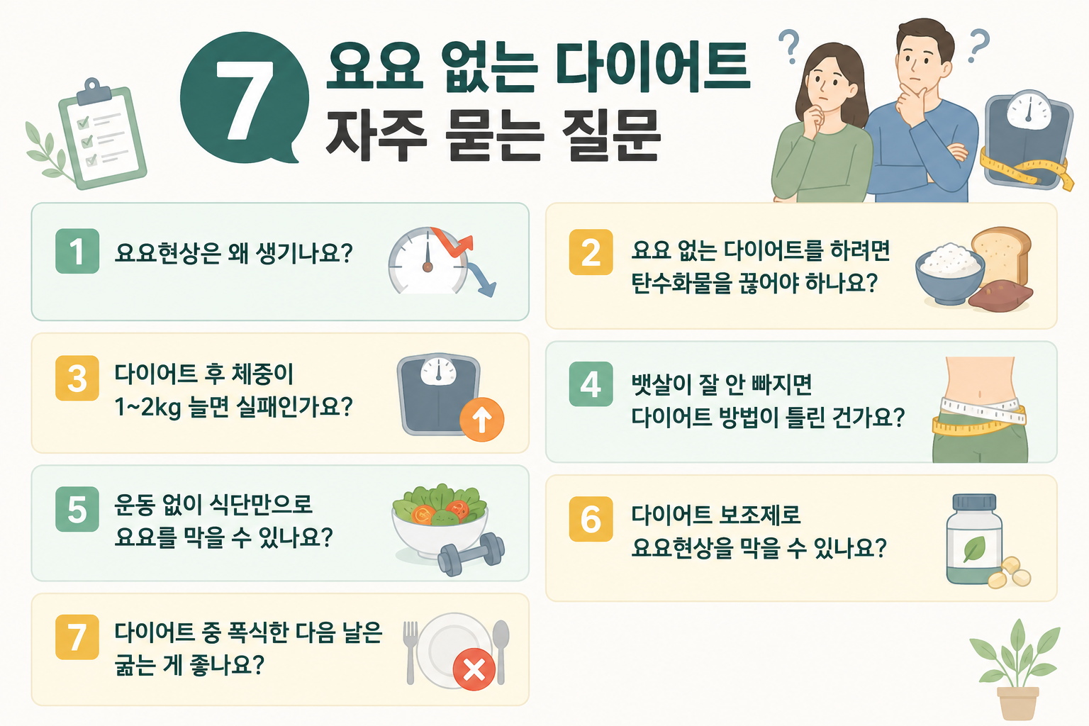 살 빼도 다시 찌는 이유와 요요현상 줄이는 현실적인 방법