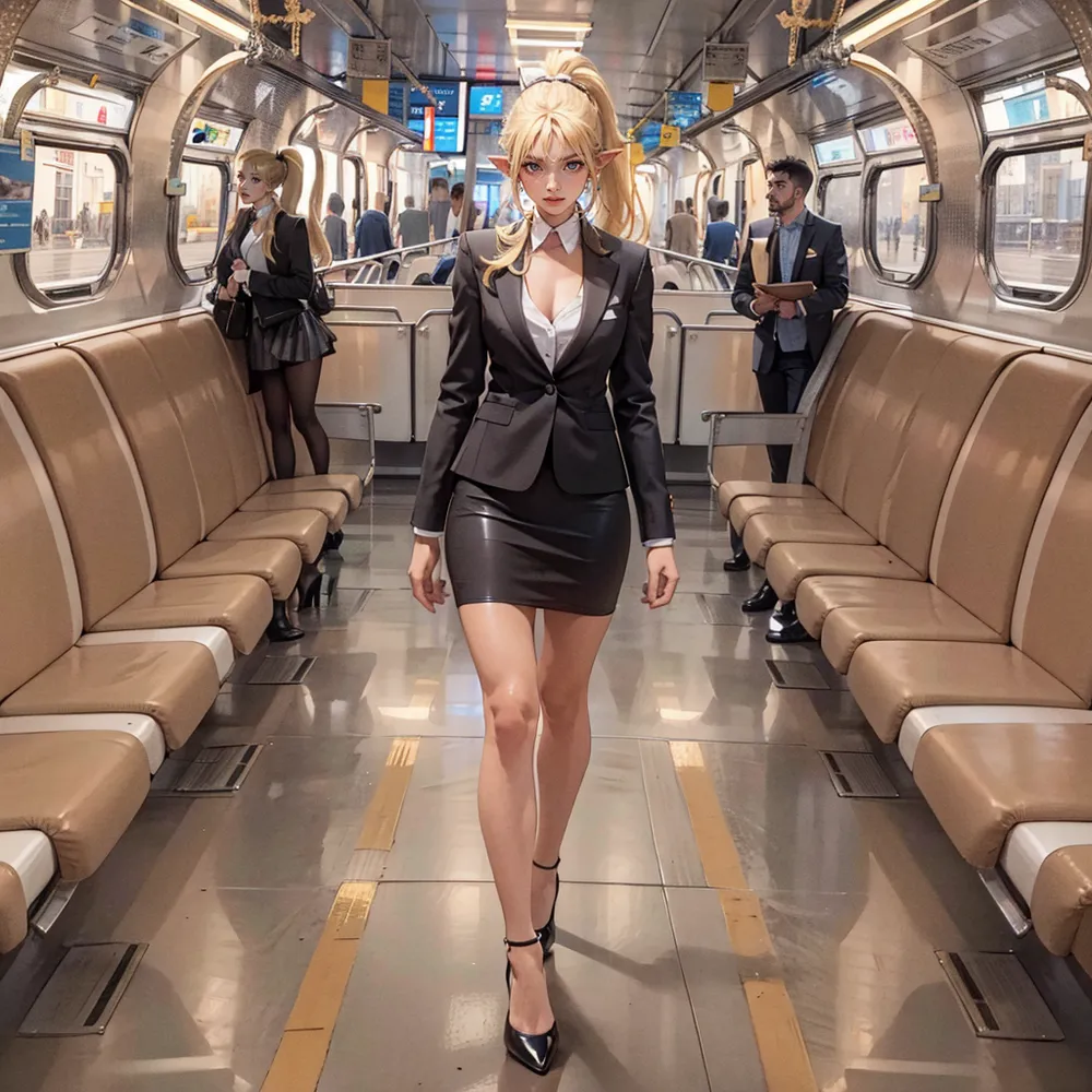 엘프 요정 지하철